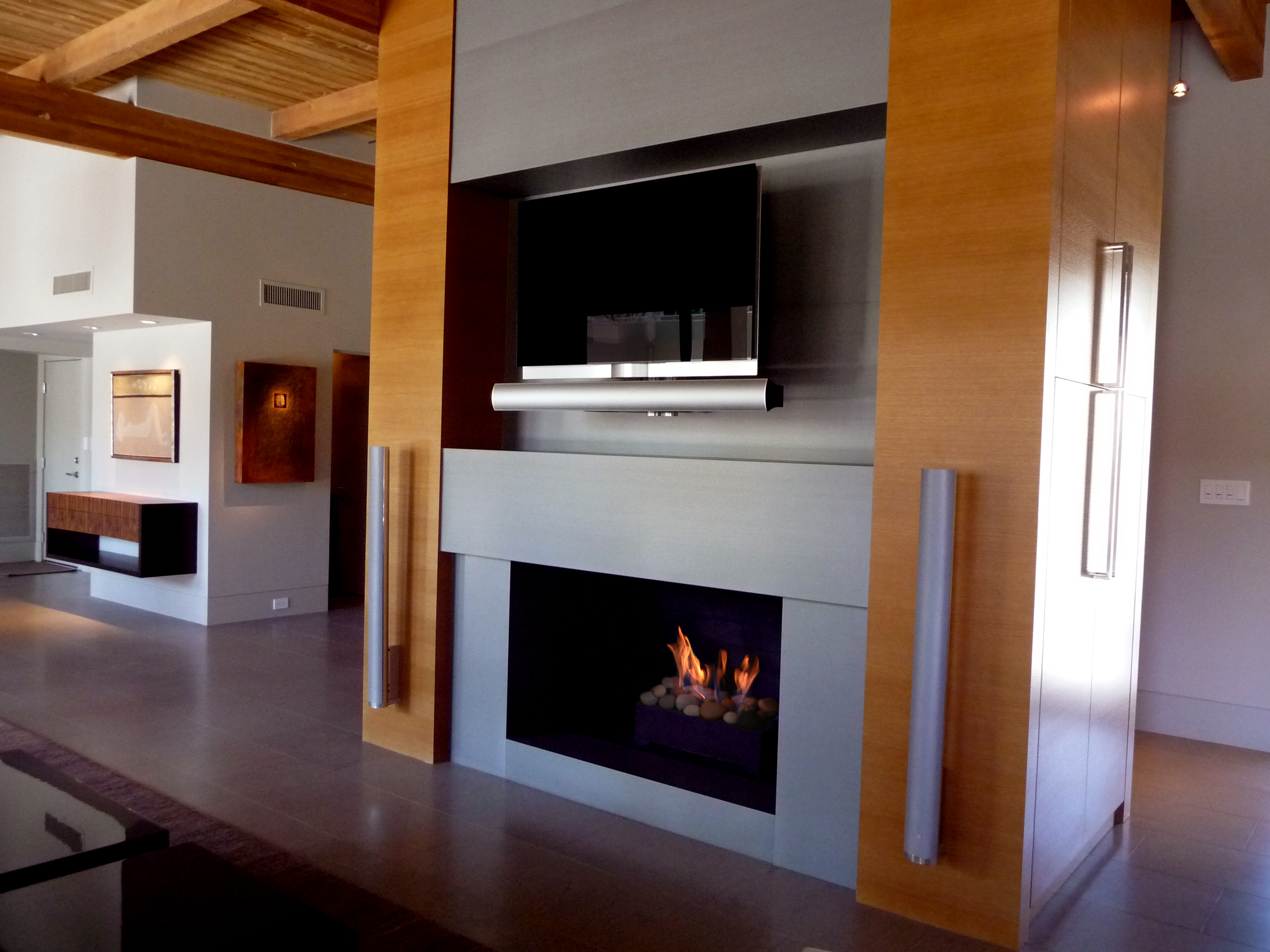 Gas Stones by European Home | Fire Media | Vented A modern alternative to gas logs or traditional fireplace inserts