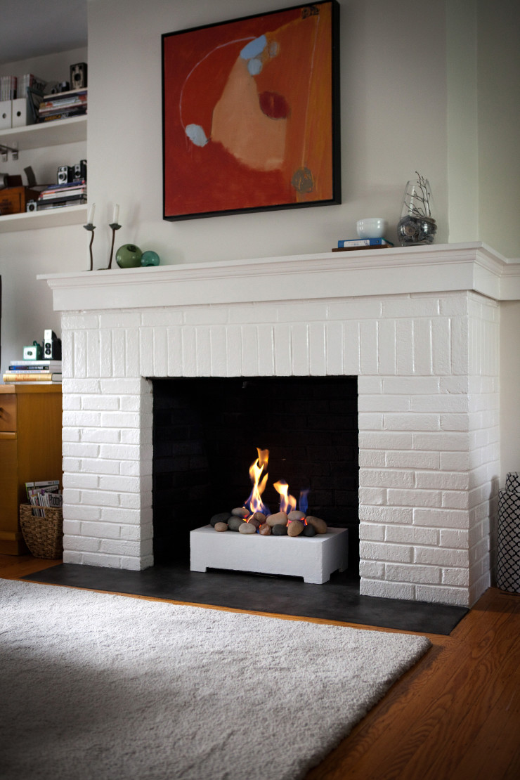 Gas Stones Fireplace by European Home