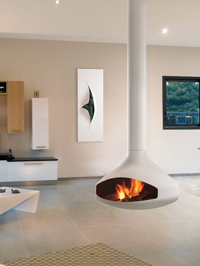 Focus Fires - Indoor & Outdoor Suspended Fireplaces | European Home Focus Fires are innovators of the floating fireplace